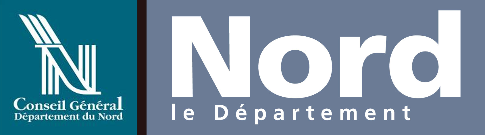 A gauche, ancien logo et à droite nouveau logo du conseil général du Nord