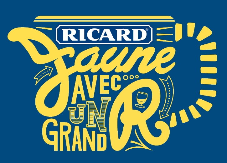 Pichet - campagne pub "Jaune avec un grand R" - agence BETC pour Ricard