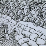 La fresque BD de Joe Sacco à Montparnasse en hommage à la bataille de la Somme