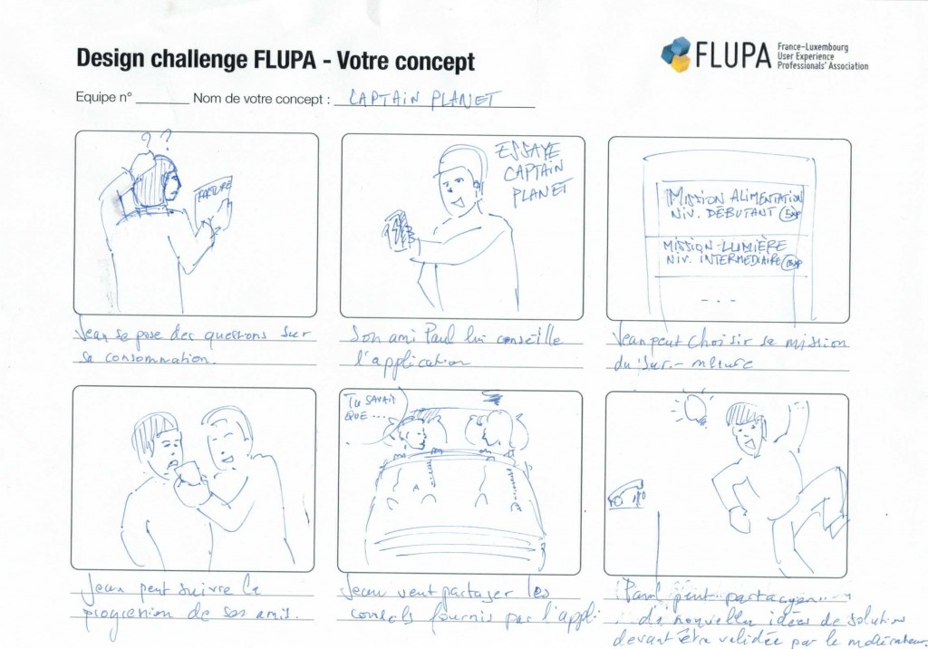Projet Captain Planet - Design Challenge FLUPA Bordeaux