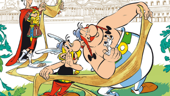 Couverture de la BD Asterix "Le papyrus de Cesar" - © Didier Conrad