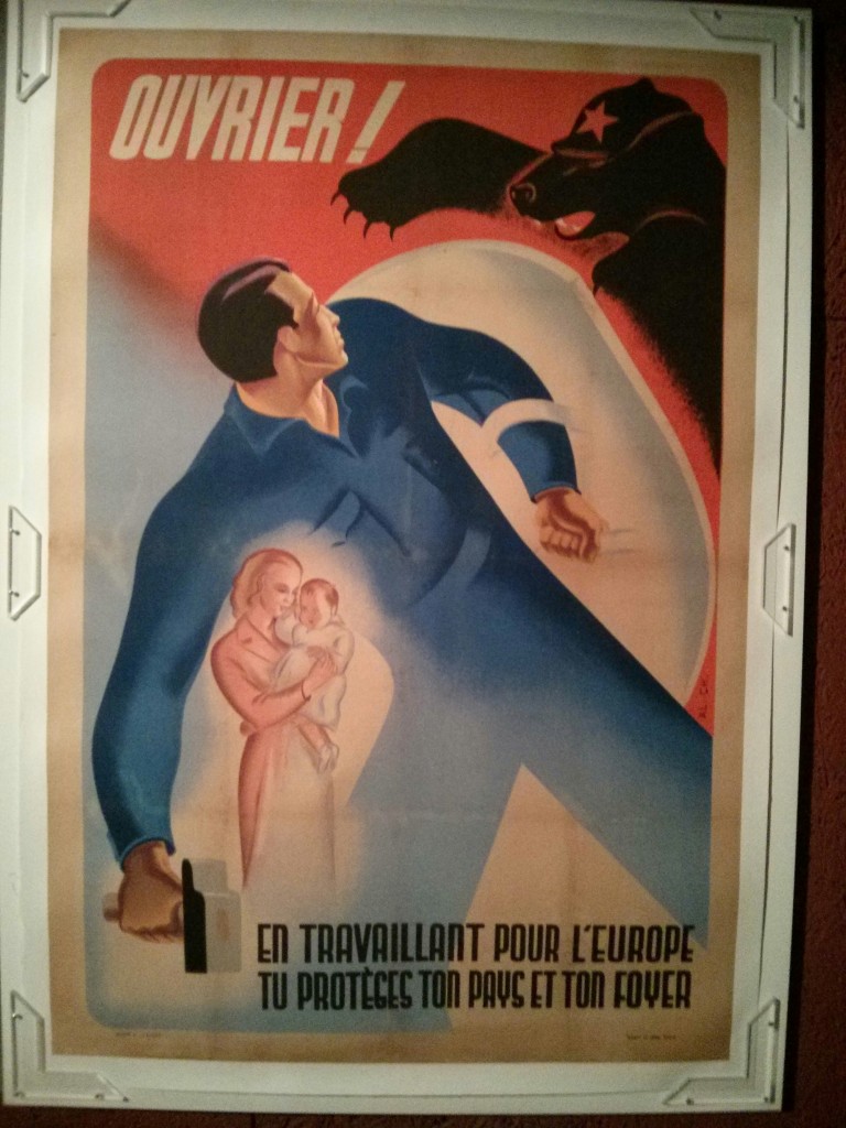 Affiche de la collection de Vincent Caliot - Exposition "Propagande, affiches en temps de guerre" au centre national Jean Moulin