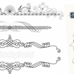 Des arabesques vectorielles pour illustrer vos titrages photo de posts de blog [offertes par IstockPhoto ] 
